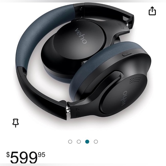 New Sealed in Box Veho ZB7 Noise Cancelling Wireless Headphones - Picture 4 of 5